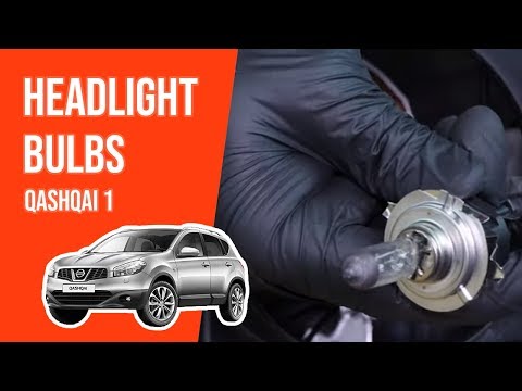 How to replace the headlight bulbs QASHQAI 💡
