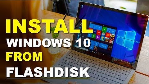 CARA INSTALL WINDOWS 10 DENGAN FLASHDISK || LENGKAP