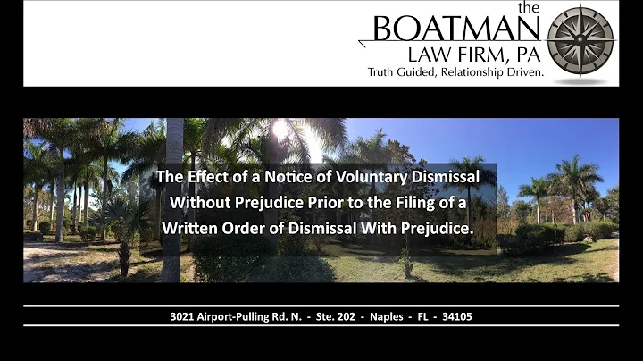 Notice of Voluntary Dismissal Filed Before Entry of Order of Dismissal