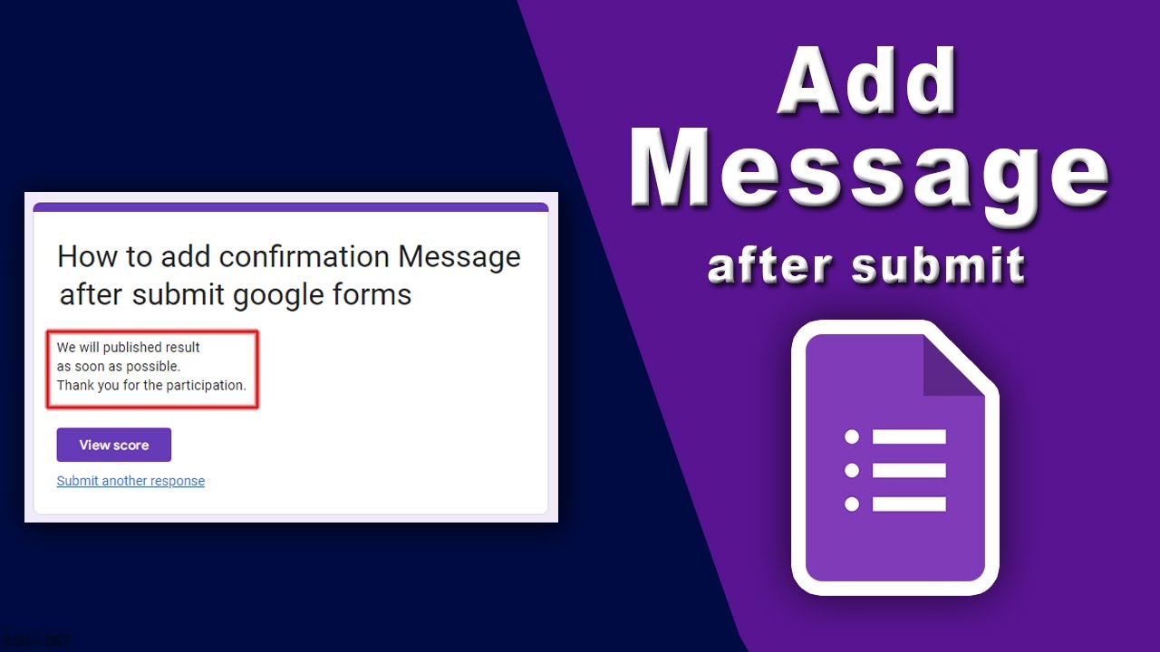 Message confirms. To send a confirmation. API message confirmation.