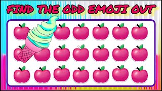 HOW GOOD ARE YOUR EYES | Find The Odd Emoji Out | Emoji Puzzle Quiz #emojigame