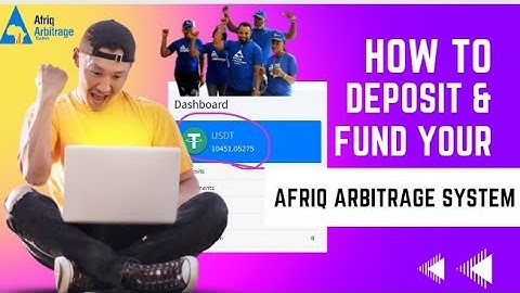 How To Deposit/Fund Your Afriq Arbitrage platform Without Issue (AAS)