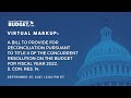Markup: A bill to provide for reconciliation pursuant to title II of the CR on the Budget for FY 22