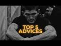 Top 5 Advices for Teenage Fighters from Khabib Nurmagomedov #discipline #fighter #motivation
