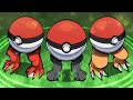 Choose your starter pokemon by only seeing its feet
