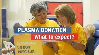 Plasma donation:  what to expect?