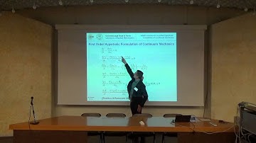 Michael Dumbser - High order ADER schemes for a unified first order hyperbolic formulation...