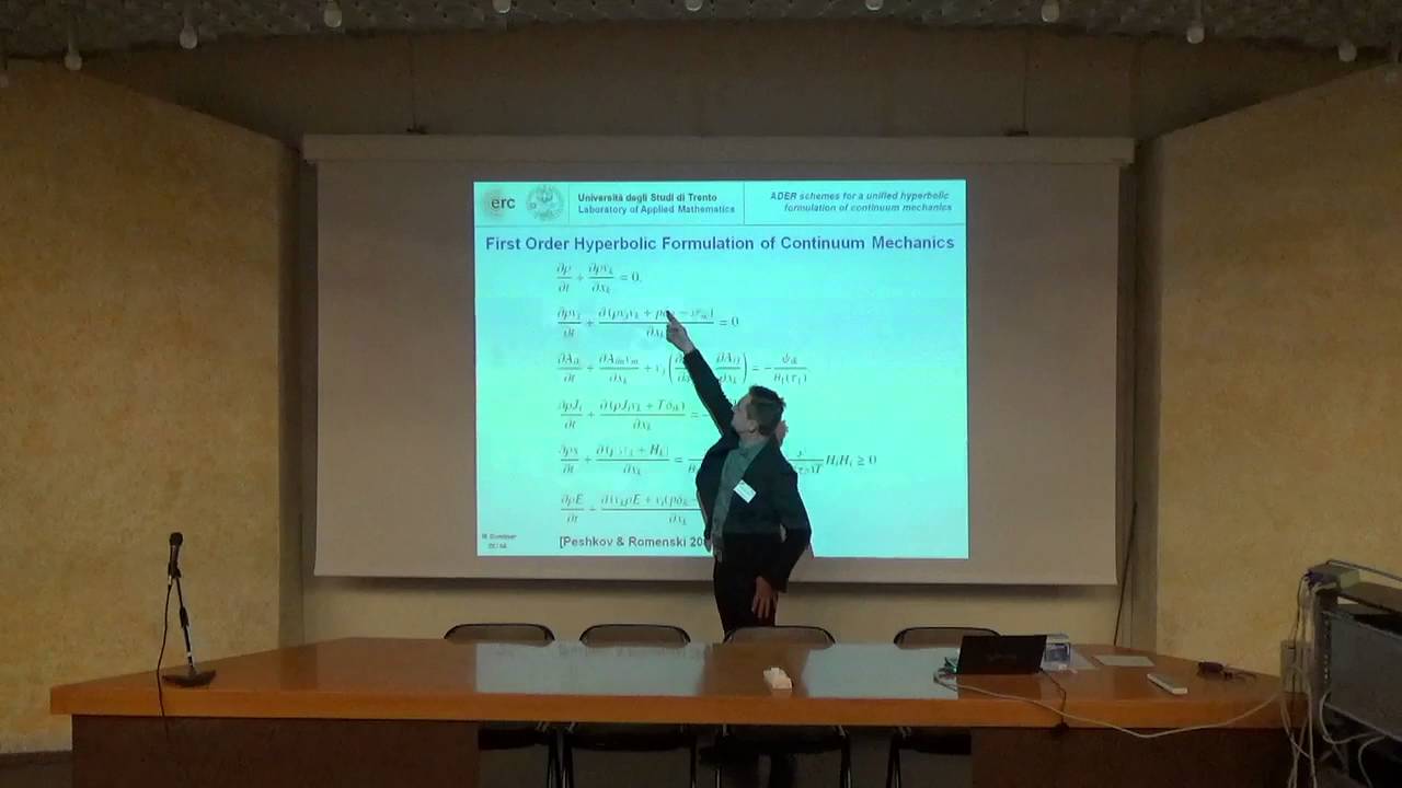 Michael Dumbser - High order ADER schemes for a unified first order ...