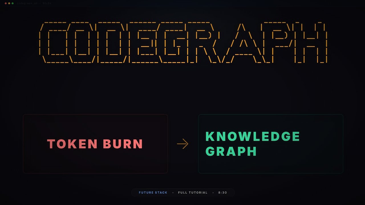 Stop Burning Claude Code Tokens | Use Codegraph - YouTube