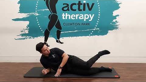 Strengthen your glutes - Hip internal rotation clams