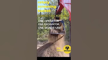 MONDE excavator screening buckets for sale