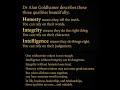 Three Qualities To Look For In a Mate, Employee or Friend