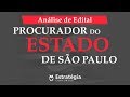 Concurso PGE-SP 2018: Análise de Edital