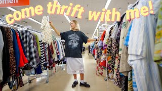 COME THRIFT WITH ME FOR SUMMER! ✨ thrifting slips, vintage denim, & more  ✨