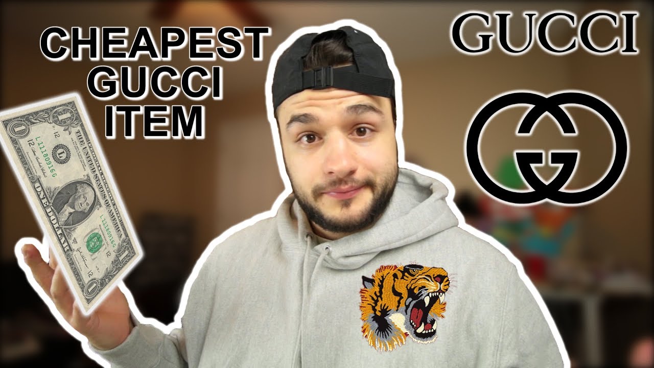 the cheapest item on gucci