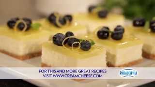 Double Lemon Cheesecake Bars Recipe | PHILADELPHIA Cream Cheese