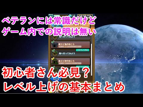 星ドラ 初心者さん必見 レベル上げの基本まとめ 年9月現在 Youtube