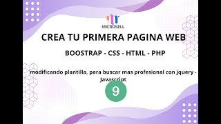 Crea tu Primera Página Web con PHP, Bootstrap, CSS y HTML! Rápido y Sin Complicaciones 🚀 9