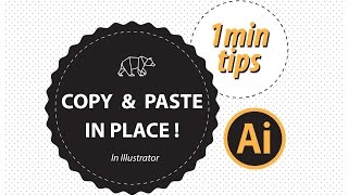 How to Copy and Paste in Place Adobe Illustrator | The Design Student