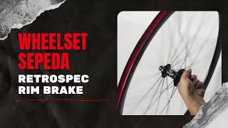WHEELSET ROADBIKE AERO RETROSPEC JANGKRIK ABIEZZZZ