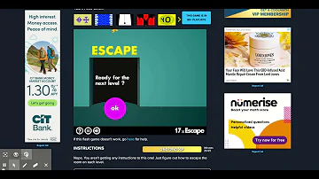 Level 17 Walkthrough for 40x Escape on coolmathgames.com