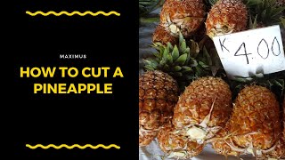 How to Cut a Pineapple PNG Style