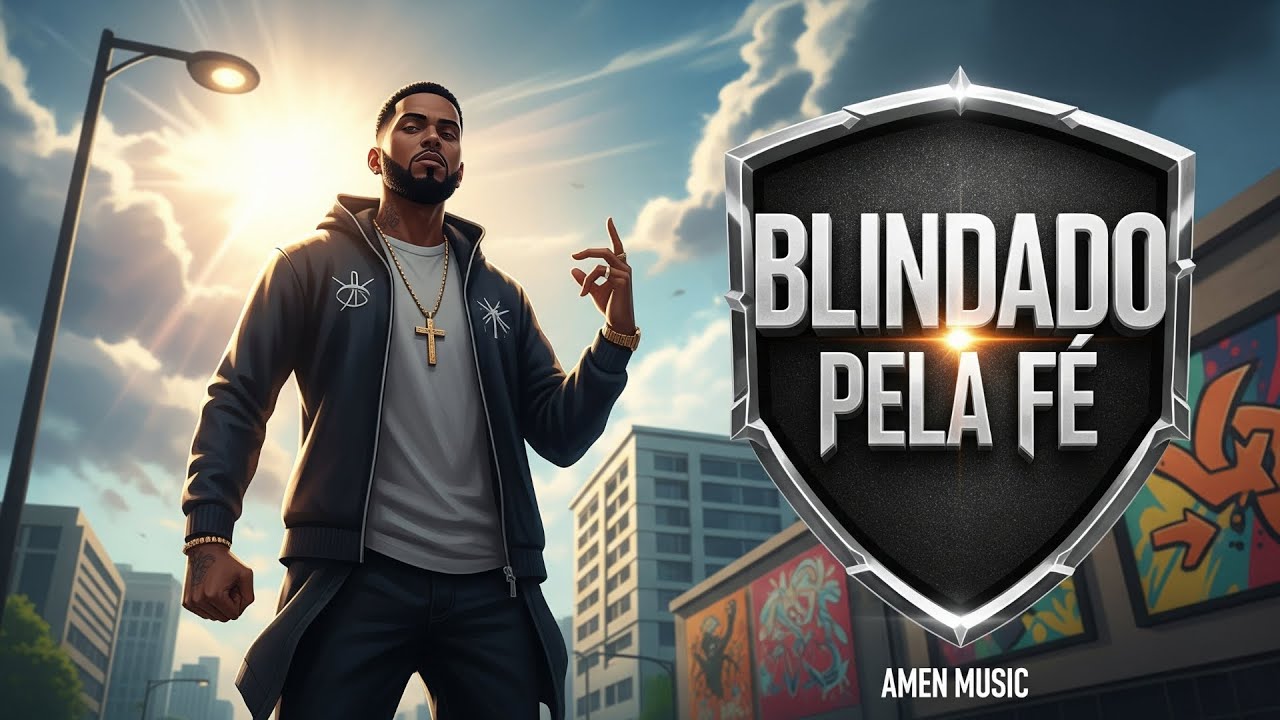 BLINDADO PELA FÉ - Trap Gospel | Protegido Pelo Céu, Guiado Pelo Espírito