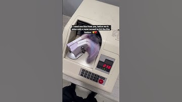 Never exceed the limit of counting 100 notes at a time