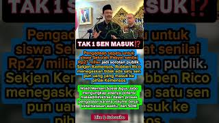 Rp27 Miliar Buat Sepatu Siswa… Kemensos: ‘Tak 1 Sen Pun Masuk ke Kami! 🤔 #fyp #viral #reels