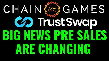 CHAIN GAMES sells out in 30 seconds!! Pre Sale problems what you need to know TRUSTSWAP BIG NEWS