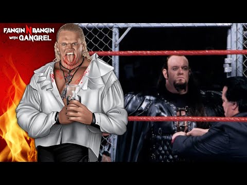 Gangrel on The Brood Helping The Undertaker Hang Big Boss Man at WM 15