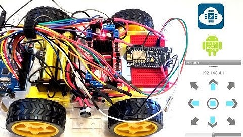 Share full app và code xe Arduino 4 bánh điều khiển qua wifi & App Android