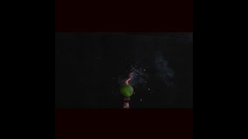 Hapoi - Firecrackers Vs Orange 🧨💥 - Explosion| Slow-motion | #hapoi #firecracker #explosion