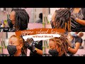 Copper Colored Locs | Dying Locs from Black to Copper WITHOUT BLEACH!!! (Starter Locs on 4C Hair)