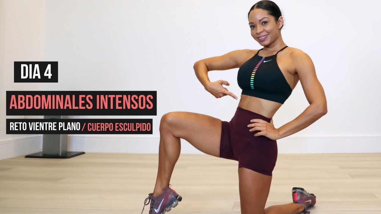 Abdominales intensos para un Vientre plano y marcado | RETO Abdomen plano rápidamente | DIA #4