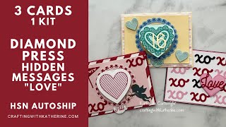 3 Cards 1 Kit | Diamond Press Interactive  Pull Tab Hidden Messages \\