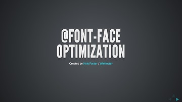 On @font-face Optimization