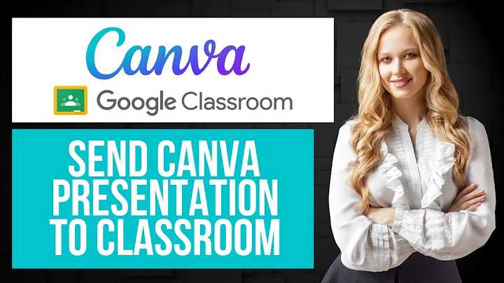 How to Send Canva Presentation in Google Classroom | Share Presentation on Canva