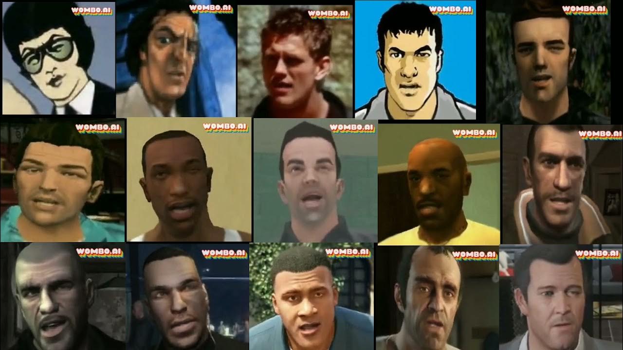 Every Gta Protagonist Singing Chacarron (DeepFake) YouTube