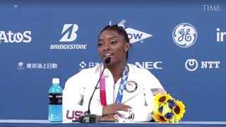 Simone Biles explains why she pulled out of gymnastics team final at Olympics