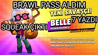 66 TL YATIRDIM | BRAWL PASS ALDIM | 7 YAZDI SQUEAK ÇIKTI | BRAWL STARS