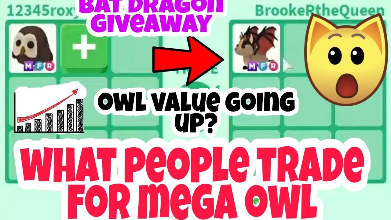 What People Offer For Mega Neon Owl In Adopt Me Trading Youtube