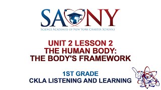 1st Grade CKLA Listening & Learning - Unit 2 Lesson 2 The Human Body: The Body's Framework
