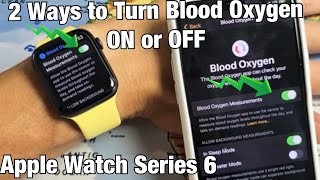 How to Turn Blood Oxygen Measurement App ON/OFF on Apple Watch Series 6 (2 Ways) screenshot 1