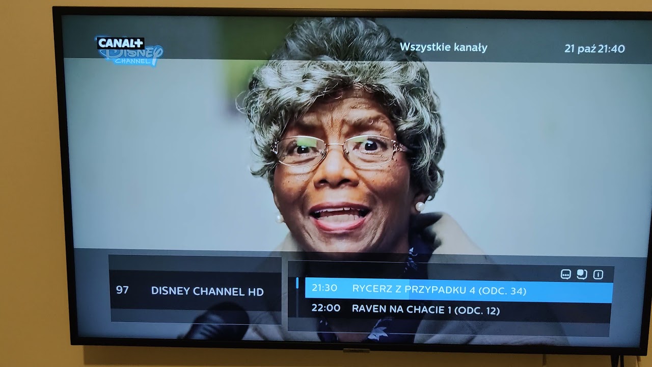 aktualny za ping kanałów platformy Canal Plus ma dzień 21 października 2021