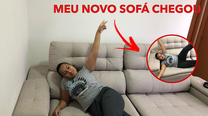 COMPREI UM SOFÁ NOVO