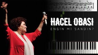 Hacel Obasını Engin Mi Sandın? [Piyano]+[Karaoke]+[Nota]