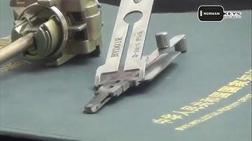 Demo operation video of Lishi tool BYD01R  2-in-1 Auto Pick and Decoder