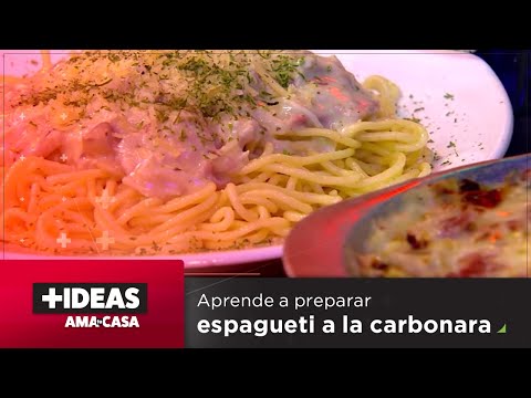 Como se hacen los espaguetis a la carbonara
