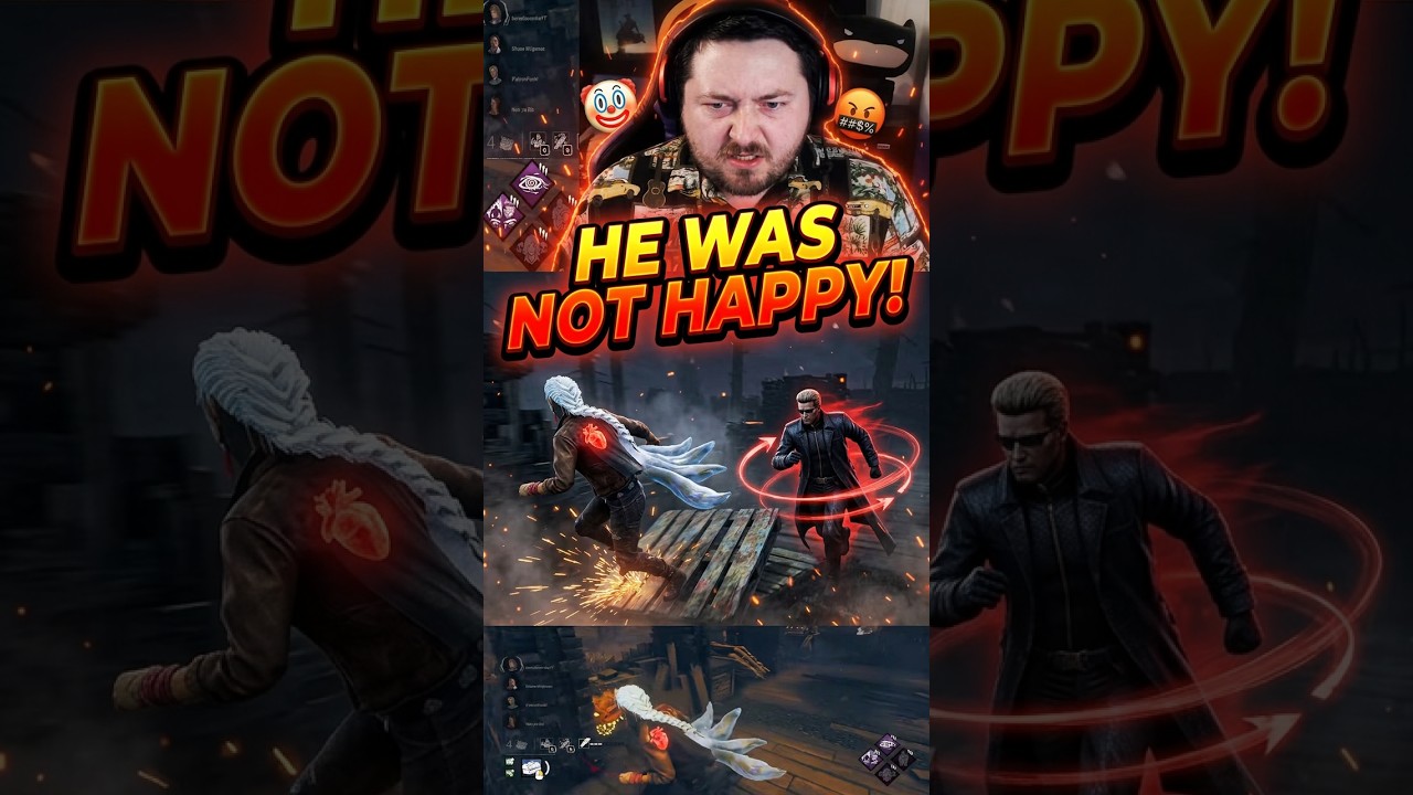 He was NOT happy about this loop 🤡 #dbd #deadbydaylight #funny - YouTube